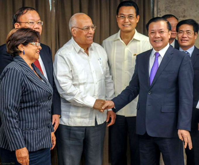 Recibe Cabrisas a Ministro vietnamita Recibe Cabrisas a Ministro vietnamita