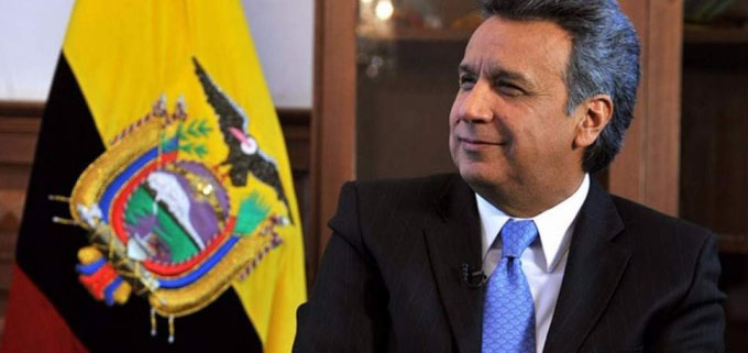 Dialogan Lenín Moreno y negociadores de paz ELN-gobierno de Colombia Dialogan Lenín Moreno y negociadores de paz ELN-gobierno de Colombia