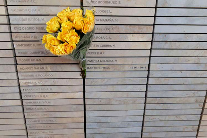 Incluyen nombre de Fidel Castro en monumento homenaje en Sudáfrica Incluyen nombre de Fidel Castro en monumento homenaje en Sudáfrica