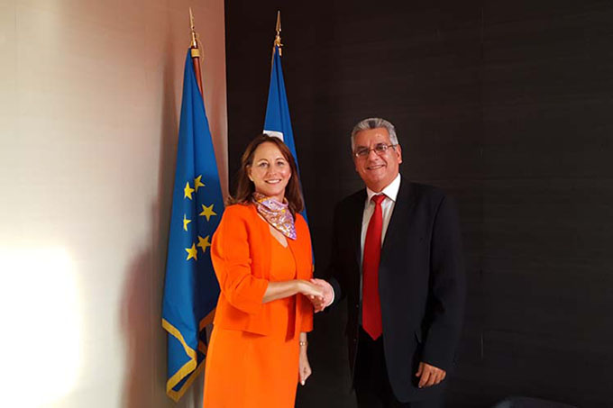 Alta representante francesa recibe a embajador de Cuba Alta representante francesa recibe a embajador de Cuba