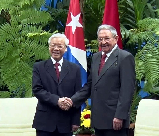 Visita de Trong a Cuba fortaleció cooperación en ciencia-tecnología (+ fotos) Visita de Trong a Cuba fortaleció cooperación en ciencia-tecnología (+ fotos)