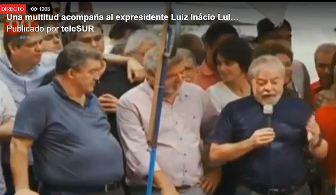 Prisión de Lula se mantiene en la incógnita (+ fotos y video) Prisión de Lula se mantiene en la incógnita (+ fotos y video)