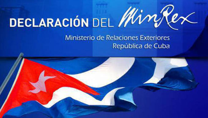 Declaración del MINREX ratifica a Canadá que Cuba es un país seguro Declaración del MINREX ratifica a Canadá que Cuba es un país seguro