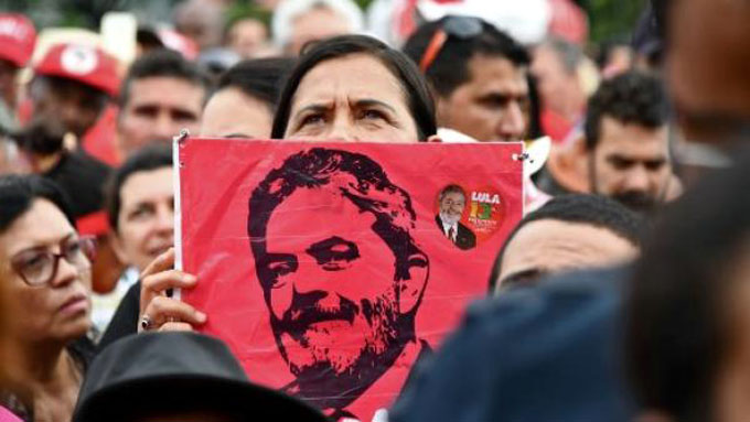 Lula, único candidato para más del 25 por ciento de los electores Lula, único candidato para más del 25 por ciento de los electores