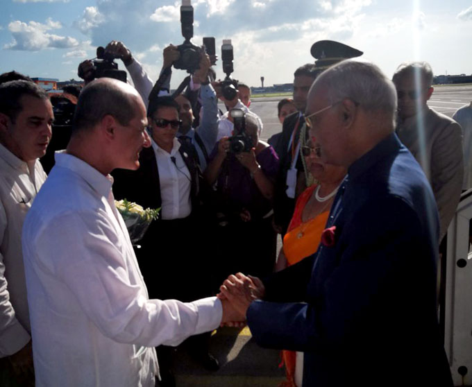 Recibirá presidente cubano a su homólogo de la India Recibirá presidente cubano a su homólogo de la India