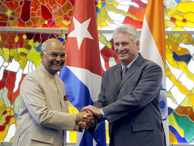 Concluye Presidente de la India su primera visita oficial a Cuba (+ fotos y video) Concluye Presidente de la India su primera visita oficial a Cuba (+ fotos y video)