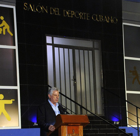 Inauguró Díaz-Canel el Salón del Deporte Cubano Inauguró Díaz-Canel el Salón del Deporte Cubano