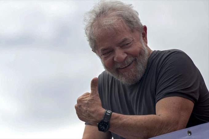 PT oficializa candidatura de Lula, preso político hace 120 días PT oficializa candidatura de Lula, preso político hace 120 días