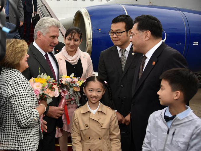 Cuban President carries out intense working agenda in China