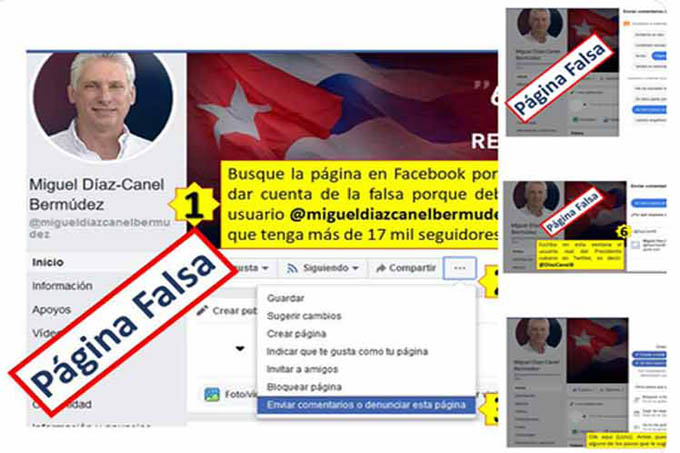 Denuncian en Cuba nueva fake news sobre presidente Díaz-Canel Denuncian en Cuba nueva fake news sobre presidente Díaz-Canel