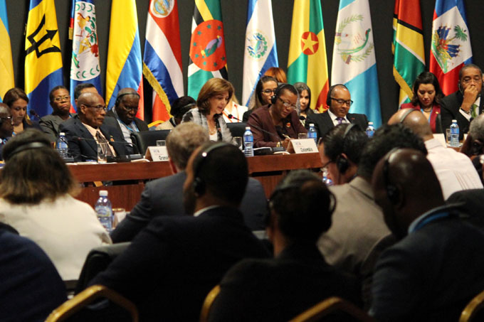 Sesiona en Nicaragua segmento de alto nivel de VIII Cumbre del Caribe Sesiona en Nicaragua segmento de alto nivel de VIII Cumbre del Caribe