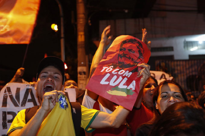 Movilización el 7 de abril en Brasil a año de prisión de Lula Movilización el 7 de abril en Brasil a año de prisión de Lula