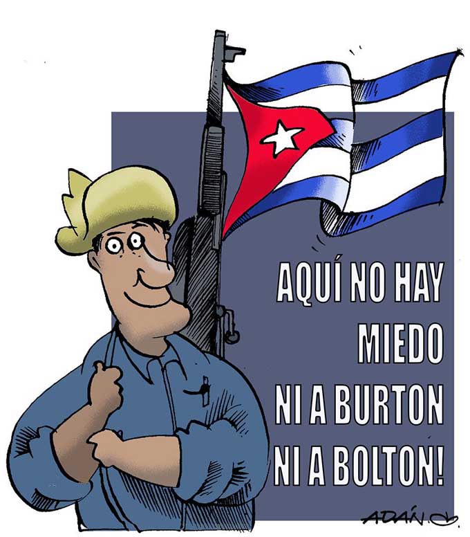 Díaz-Canel: la Helms-Burton no detendrá la marcha de los cubanos Díaz-Canel: la Helms-Burton no detendrá la marcha de los cubanos