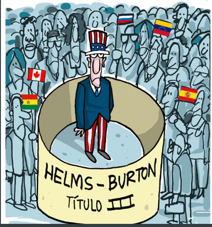 Helms Burton es ilícita e inaplicable, reafirma presidente de Cuba Helms Burton es ilícita e inaplicable, reafirma presidente de Cuba