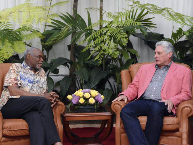 Danny Glover es un gran amigo de Cuba, afirma Díaz-Canel Danny Glover es un gran amigo de Cuba, afirma Díaz-Canel