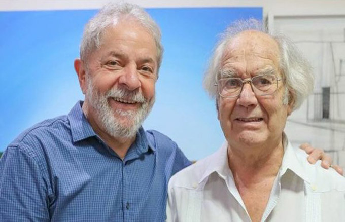 Lula recibe visita de Adolfo Pérez Esquivel, Premio Nobel de la Paz Lula recibe visita de Adolfo Pérez Esquivel, Premio Nobel de la Paz