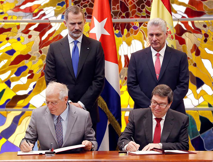 Cuba y España firman en La Habana acuerdo marco de cooperación Cuba y España firman en La Habana acuerdo marco de cooperación