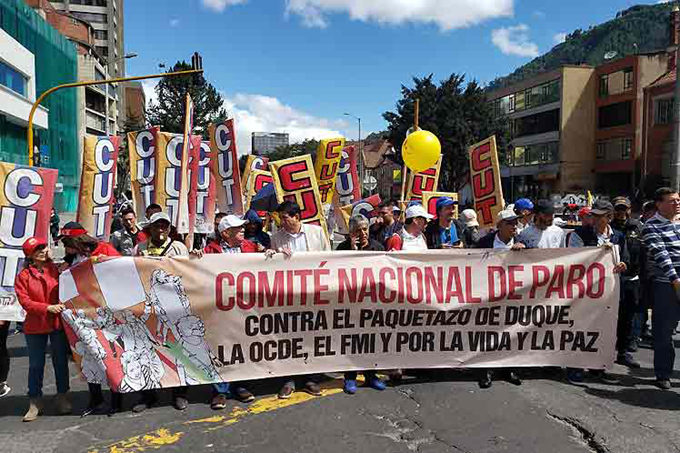 Comité de Paro en Colombia impulsa más acciones de protesta Comité de Paro en Colombia impulsa más acciones de protesta