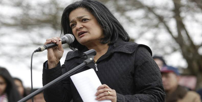 Legisladora demócrata quiere un presidente progresista en EE.UU. Legisladora demócrata quiere un presidente progresista en EE.UU.