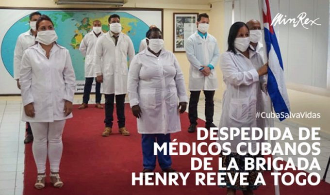 Llegó a Togo brigada médica cubana que combatirá la COVID-19 Llegó a Togo brigada médica cubana que combatirá la COVID-19