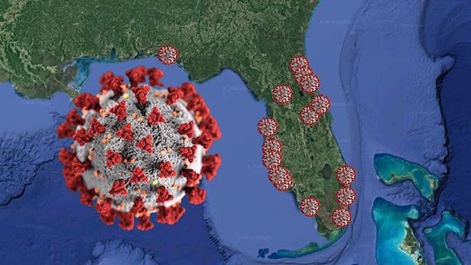 Récord en Florida: más de medio millón de contagios por Covid-19 Récord en Florida: más de medio millón de contagios por Covid-19