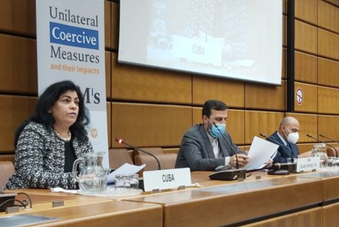 Denuncian en la ONU recrudecimiento del bloqueo de EE.UU. contra Cuba Denuncian en la ONU recrudecimiento del bloqueo de EE.UU. contra Cuba