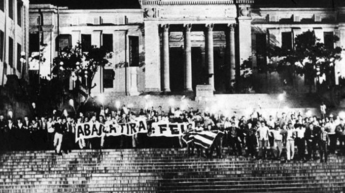 Marcha de las Antorchas 1953, primera batalla de la Juventud del Centenario Marcha de las Antorchas 1953, primera batalla de la Juventud del Centenario