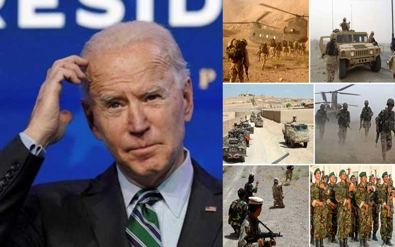 Biden indeciso sobre retirada de EE.UU. de Afganistán Biden indeciso sobre retirada de EE.UU. de Afganistán