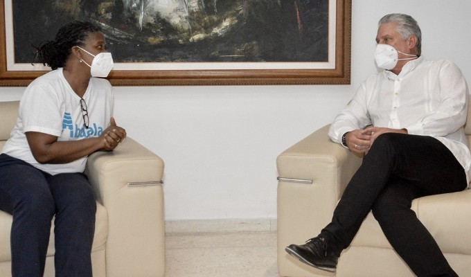Recibe Díaz-Canel a Directora Ejecutiva de Pastores por la Paz Recibe Díaz-Canel a Directora Ejecutiva de Pastores por la Paz