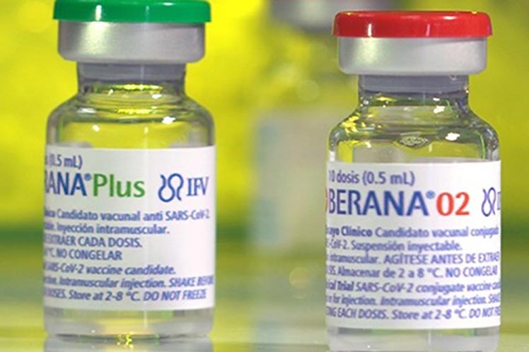 Soberana 02 más Soberana Plus de Cuba con eficacia ante la infección Soberana 02 más Soberana Plus de Cuba con eficacia ante la infección