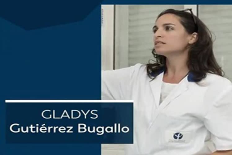 Felicita Díaz-Canel a investigadora cubana Gladys Gutiérrez-Bugallo Felicita Díaz-Canel a investigadora cubana Gladys Gutiérrez-Bugallo