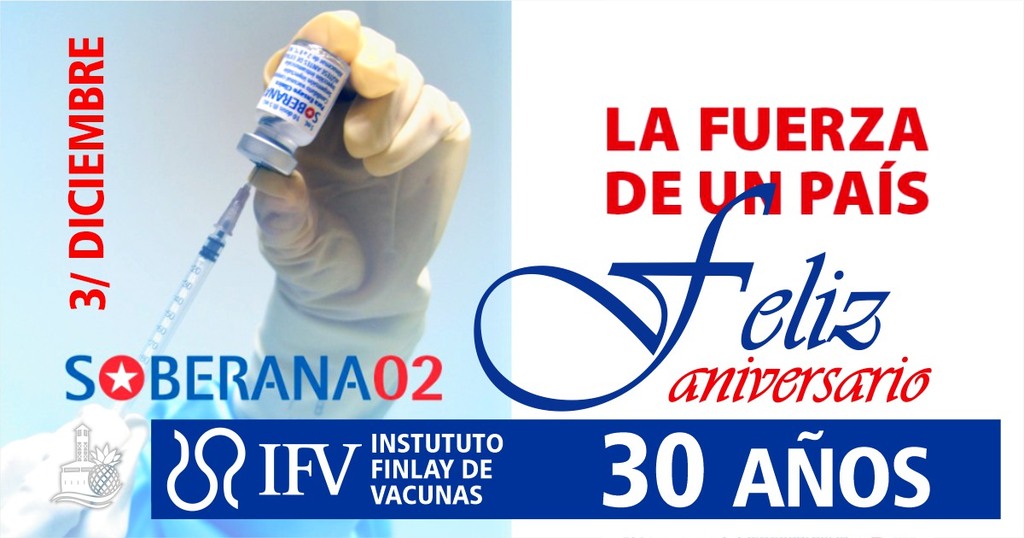 Felicita Presidente cubano a Instituto Finlay de Vacunas en su aniversario 30 Felicita Presidente cubano a Instituto Finlay de Vacunas en su aniversario 30