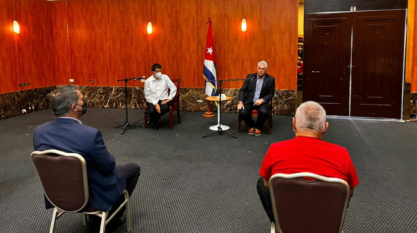 Díaz-Canel en Nicaragua: “Cuba seguirá ampliando el diálogo con su emigración” Díaz-Canel en Nicaragua: “Cuba seguirá ampliando el diálogo con su emigración”