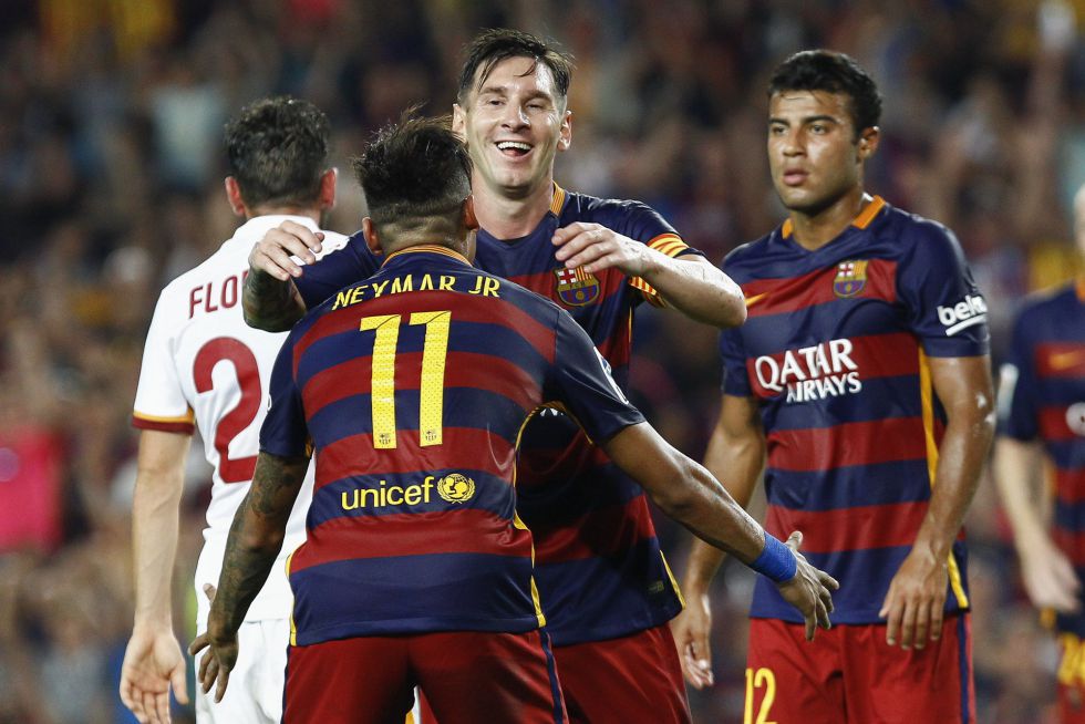 Vuelven el Tridente y los goles; el Barça muerde con Messi Vuelven el Tridente y los goles; el Barça muerde con Messi