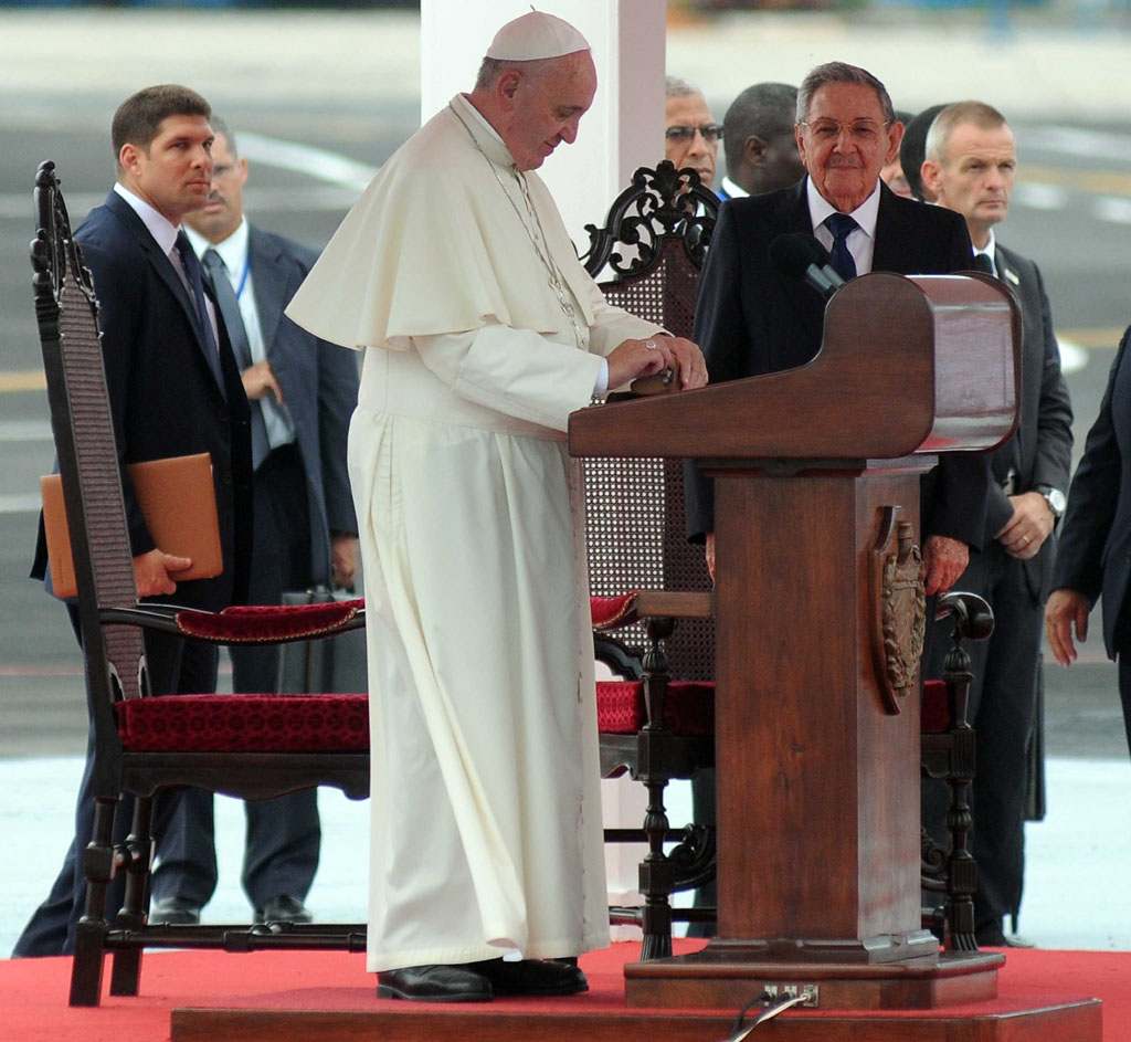 La llegada del Papa Francisco a Cuba en fotos La llegada del Papa Francisco a Cuba en fotos