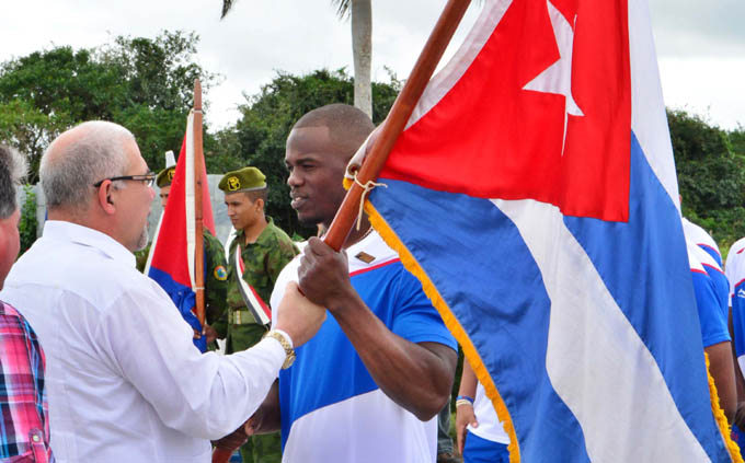 Abanderan equipo Cuba de Béisbol en histórico sitio avileño Abanderan equipo Cuba de Béisbol en histórico sitio avileño