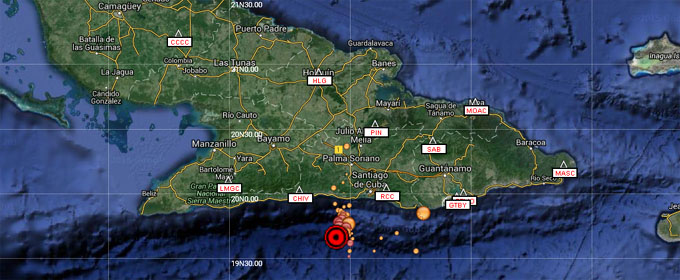 Reportan otros cuatro sismos perceptibles en el oriente de Cuba Reportan otros cuatro sismos perceptibles en el oriente de Cuba