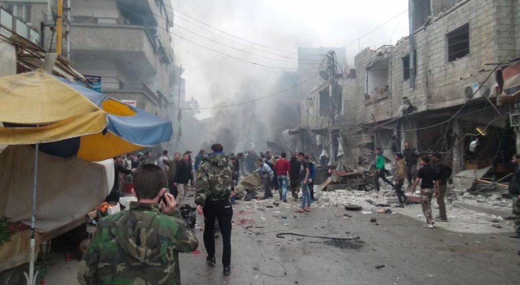 Más de 100 muertos por atentados en Damasco y Homs, en Siria