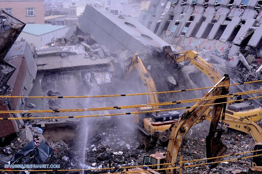 Cifra de muertos por terremoto de Taiwan sube a 46 Cifra de muertos por terremoto de Taiwan sube a 46