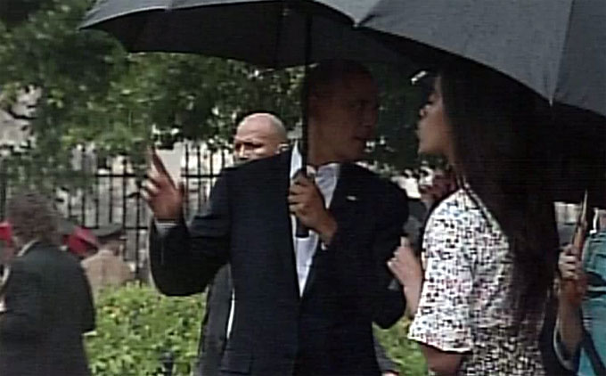 La Plaza de Armas recibió al presidente Barack Obama