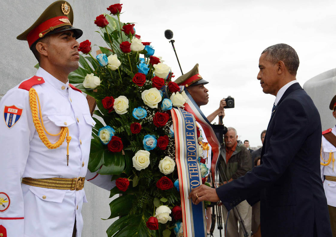 Presidente Barack Obama rinde honores a Héroe Nacional de Cuba