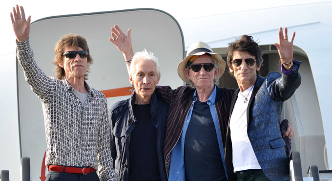 Sonarán hoy los legendarios Rolling Stones en Cuba