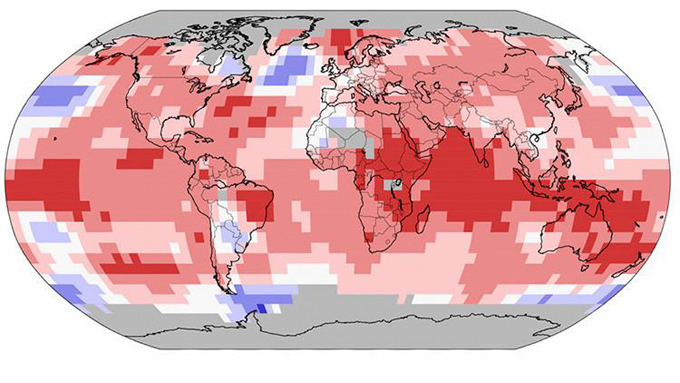 Récord de calor en todo el mundo por undécimo mes consecutivo Récord de calor en todo el mundo por undécimo mes consecutivo