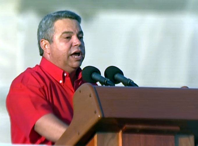 Discurso de Ulises Guilarte en desfile por Primero de Mayo Discurso de Ulises Guilarte en desfile por Primero de Mayo