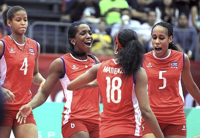 Cuba-Estados Unidos en semifinales de continental de voleibol Cuba-Estados Unidos en semifinales de continental de voleibol