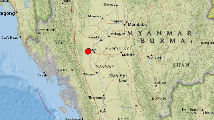 Fuerte terremoto de magnitud 6,8 sacude Birmania y se siente en India, Nepal, Bangladés y Tailandia Fuerte terremoto de magnitud 6,8 sacude Birmania y se siente en India, Nepal, Bangladés y Tailandia