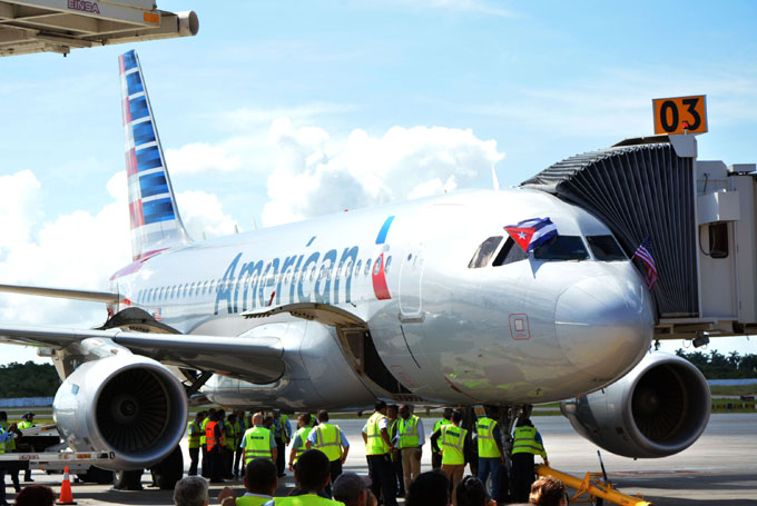American Air Lines primera del mundo con más viajes a Cuba