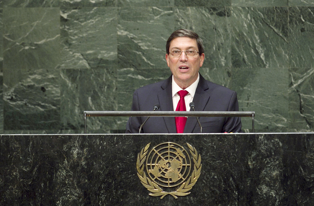 Canciller cubano llama en la ONU a juzgar hechos, más que votos Canciller cubano llama en la ONU a juzgar hechos, más que votos