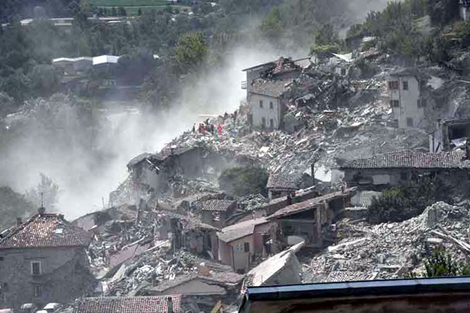 Cuantiosos daños en Italia por sismos y adversidades meteorológicas Cuantiosos daños en Italia por sismos y adversidades meteorológicas