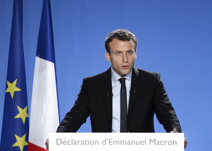 Candidato centrista mantiene liderazgo hacia elecciones en Francia Candidato centrista mantiene liderazgo hacia elecciones en Francia